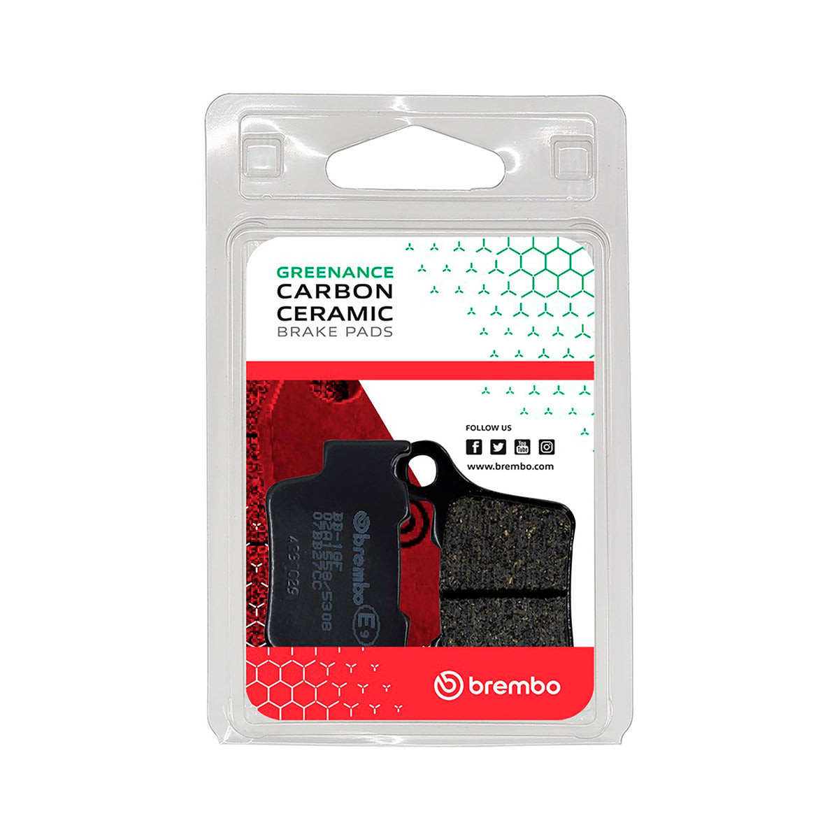 Brake Pads Carbon Ceramic (Rear) - 07BB27CC 07BB27CC (0303)