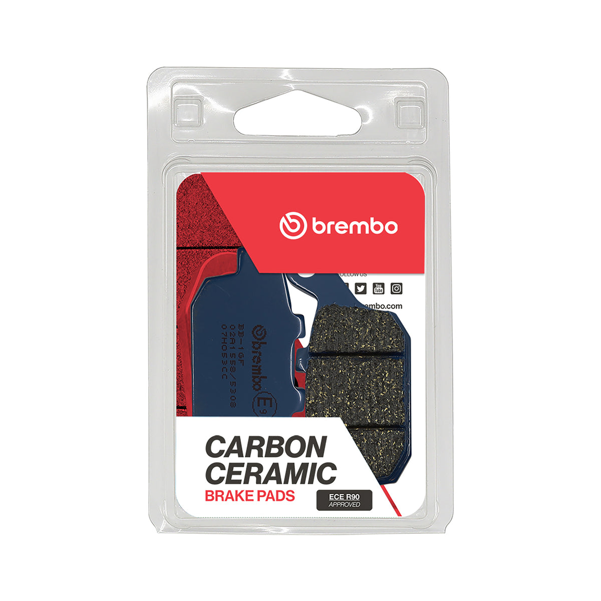 Brake Pads Street Carbonmic (L / R) - 07HO53CC 07HO53CC (0303)