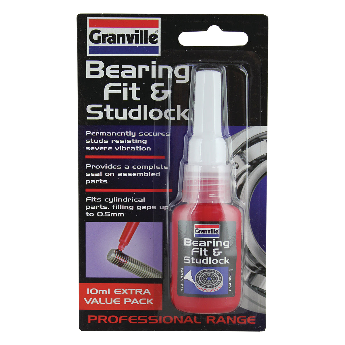 Bearing Fit & Studlock 10ml 3114