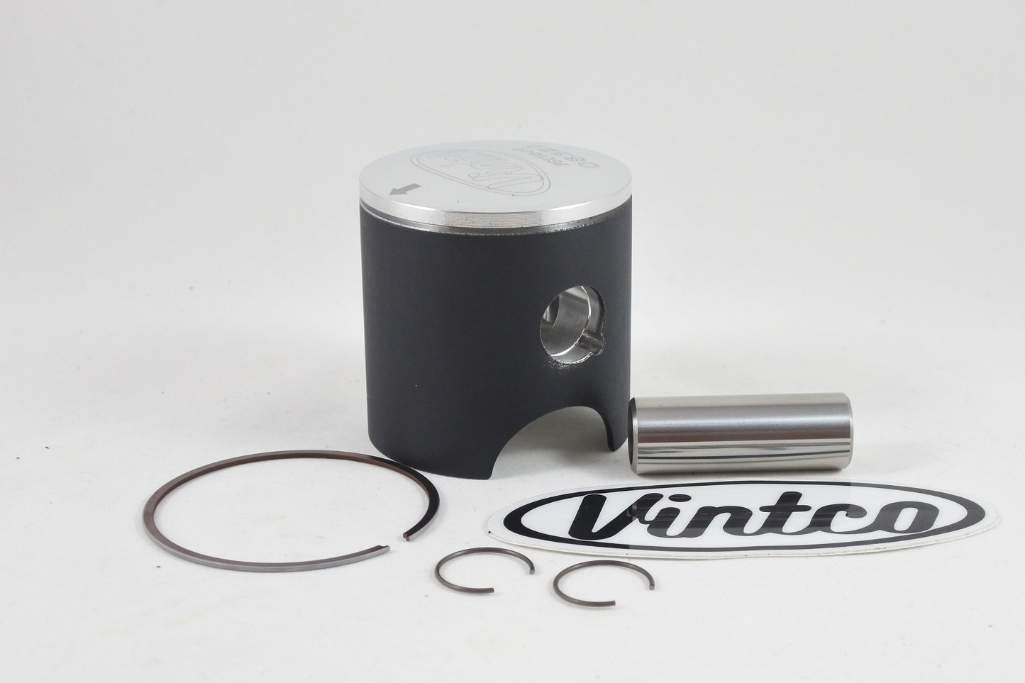 PISTON KIT 88-91 HUSQVARNA WMX 125 57mm 1.0mm OVER VINTCO PSU12-1.0