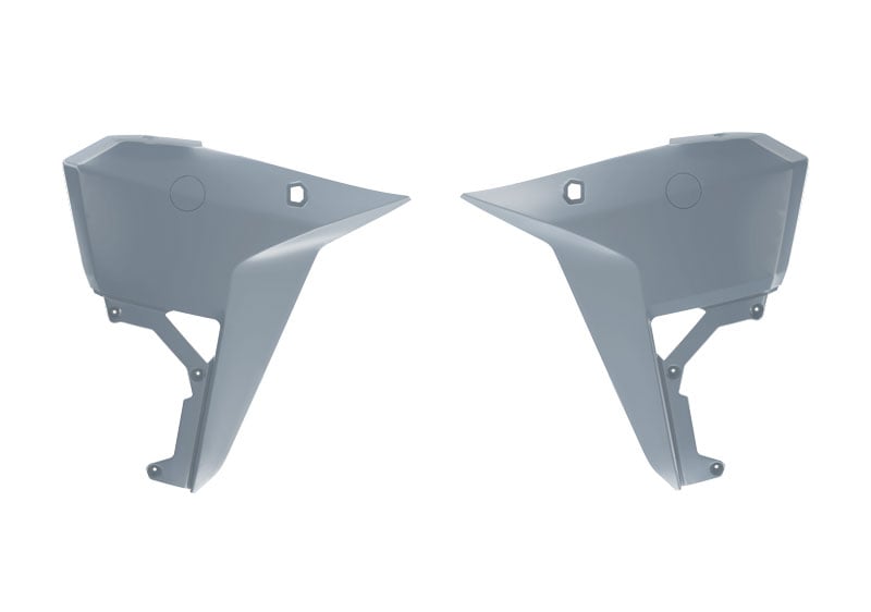 RADIATOR SCOOP CENTER KOVE 800 24-25 R-TECH R-CVKOVGR0025 GREY