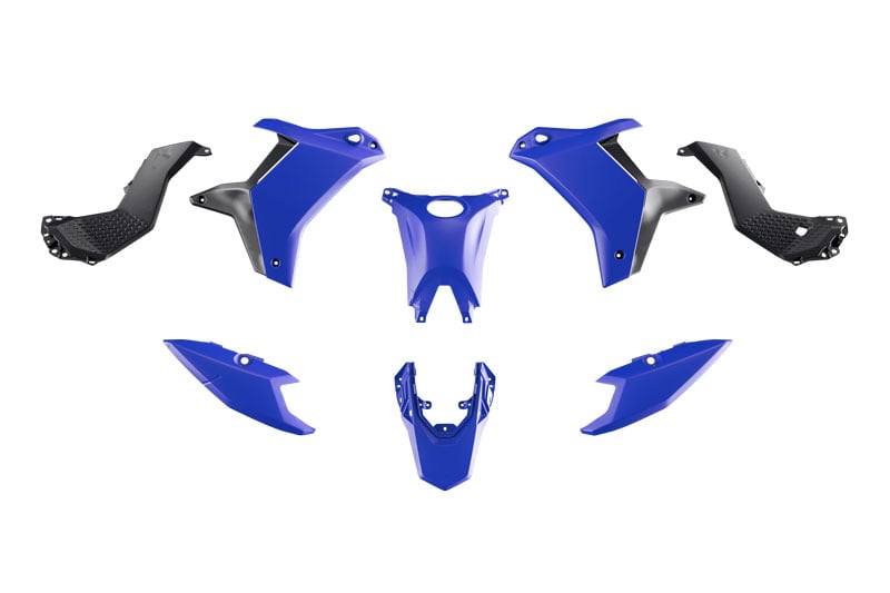 PLASTIC KIT YAMAHA TENERE 700 2025 R-TECH R-KITT70-BL2-025 BLUE & BLACK