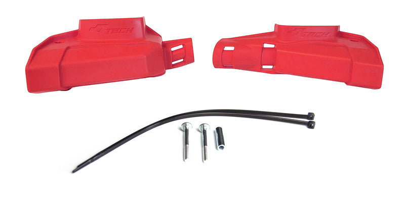 BREMBO MASTER CYLINDER PROTECTOR GUARDS RED RTECH R-PRTPUMPRG06