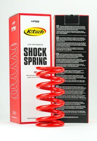Shock Absorber Spring - 130N (46x140) Red, 46-140-130, HIGH PERFORMANCE SHOCK SPRING, K-TECH SUSPENSION