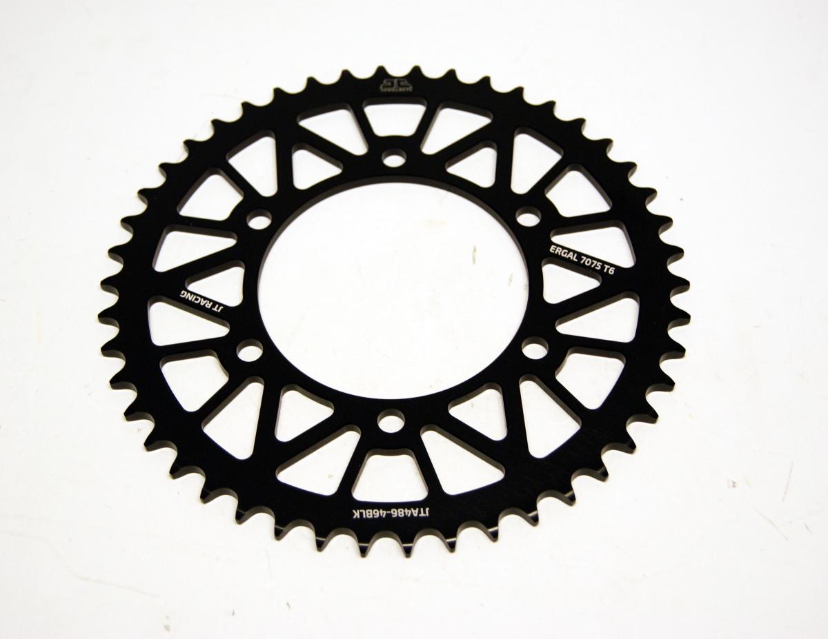 REAR SPROCKET ALLOY JTA486.46BLK, HONDA ROAD JT