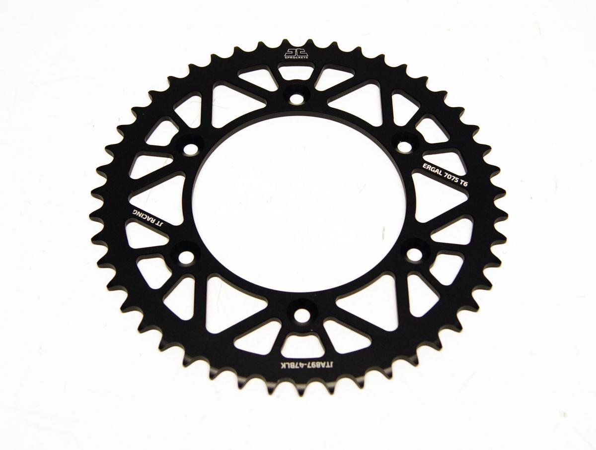 REAR SPROCKET ALLOY BLACK, JTA897.47BLK