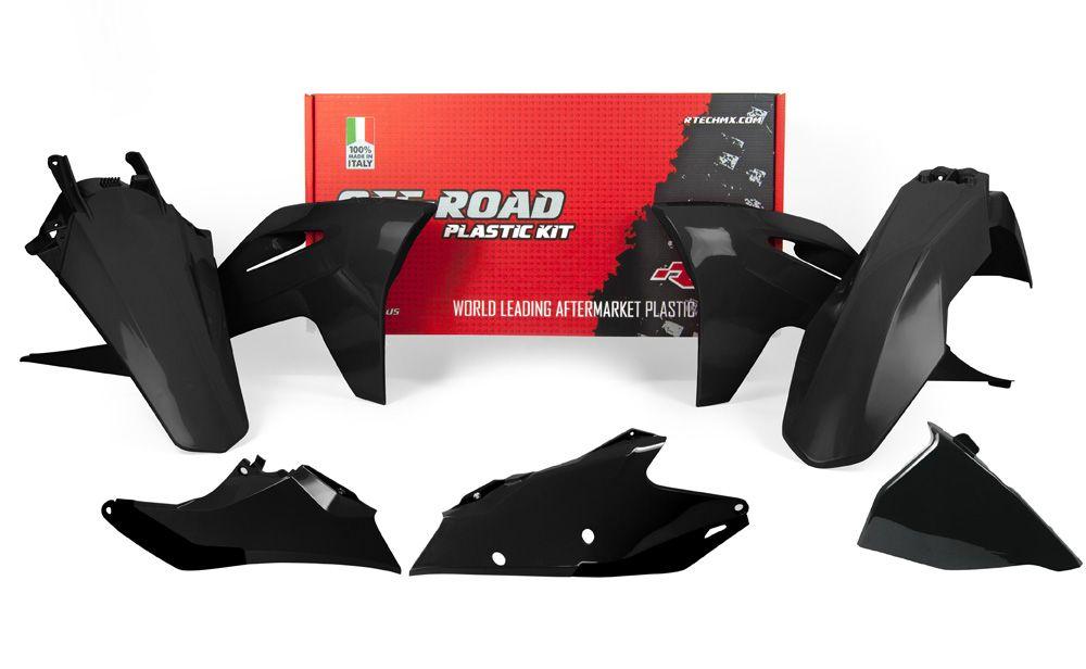 GAS GAS EC / ECF Plastic Kit / Body Set – Black – 2021–2023