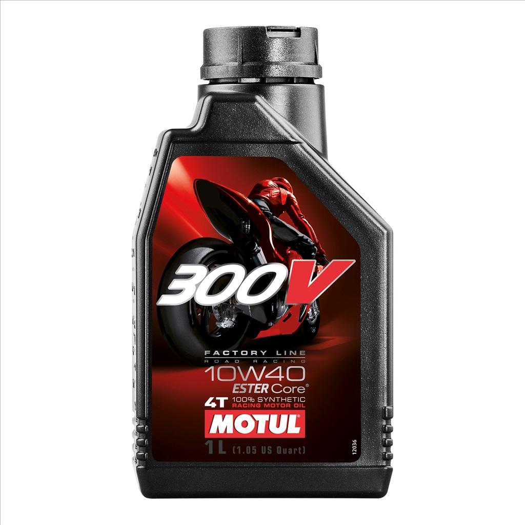 300V FL ROAD RACING 10W40 1 Litre, MOTUL 450008, Motorcycle, 100% SYNTHETIC