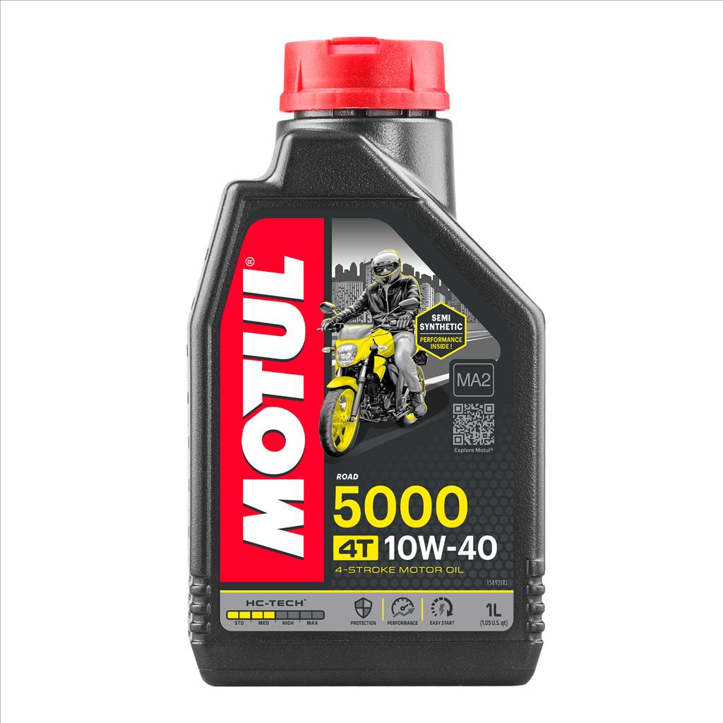 5000 10W40 4T 1 Litre UK, MOTUL 450035, 12, Motorcycle, TECHNOSYNTHESE
