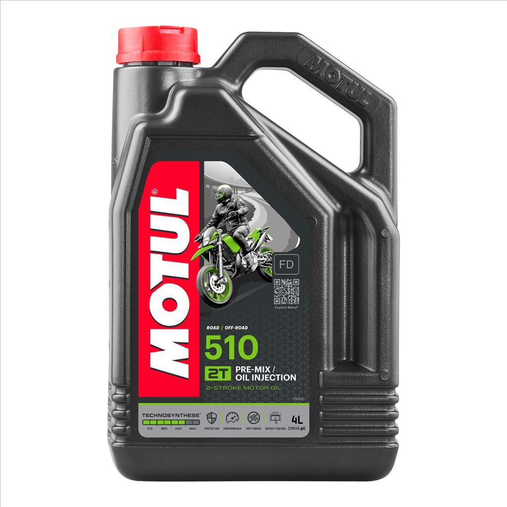 510 2T 4 Litre, MOTUL 450056, 4, Motorcycle, TECHNOSYNTHESE