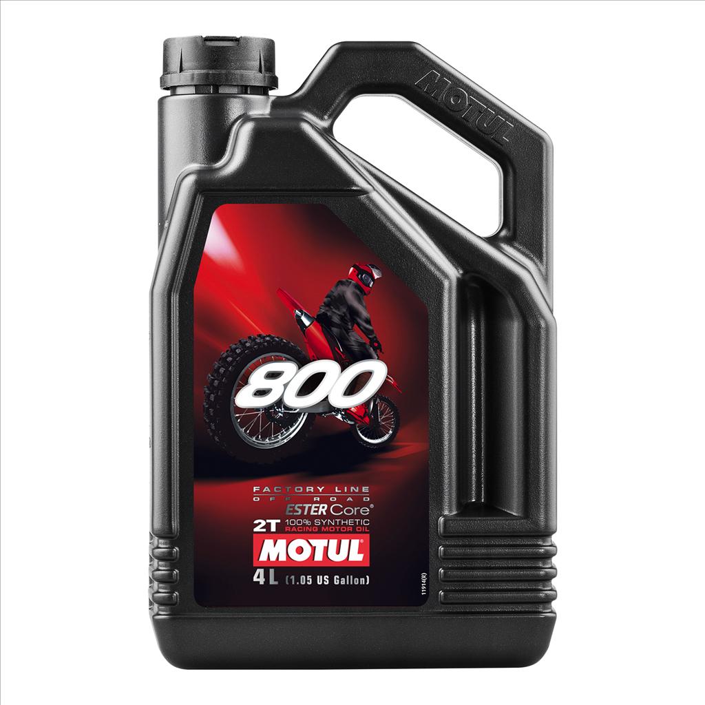 800 2T FL OFF ROAD 4 Litre, MOTUL 450060, 4, Motorcycle, 100% SYNTHETIC