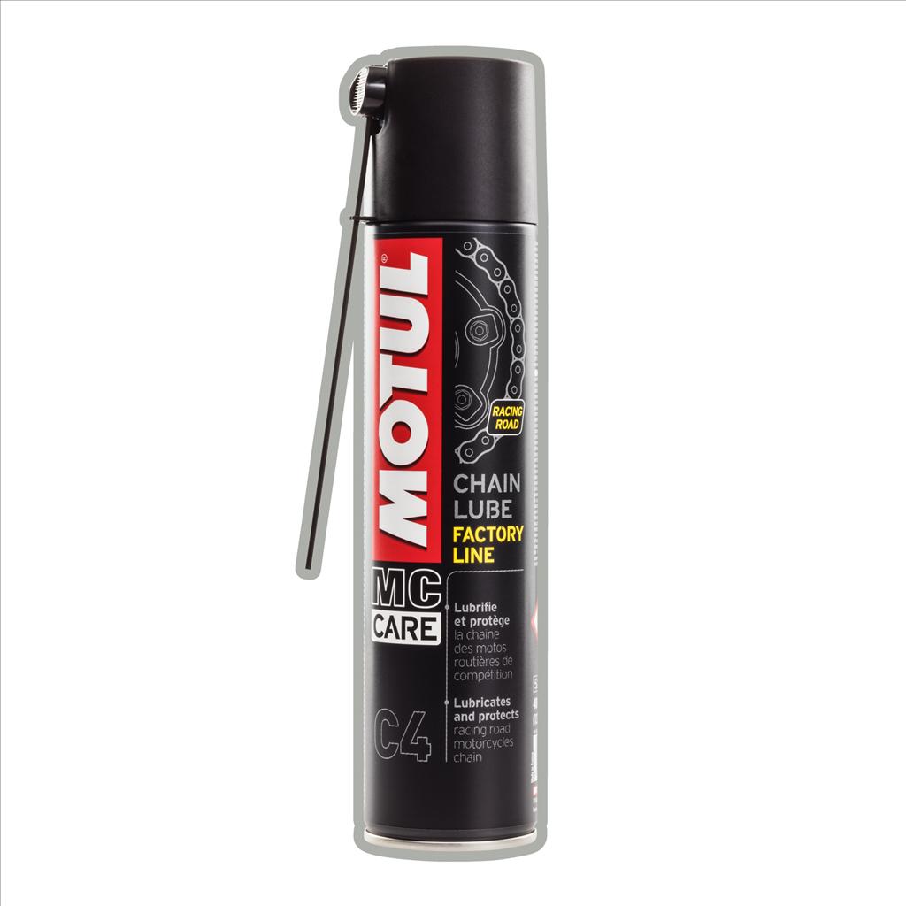 C4 CHAIN LUBE FL 400ml, MOTUL 450134, 12, Specialities, Maintenance