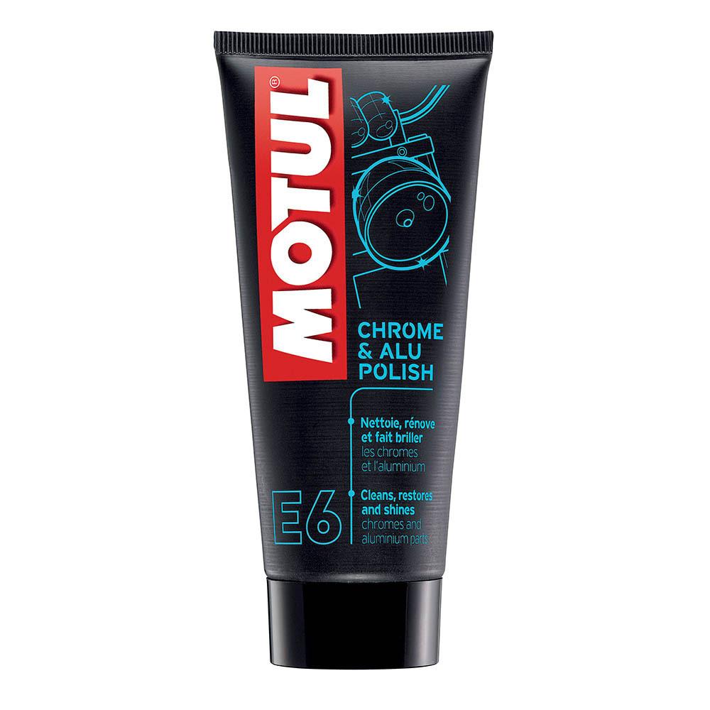 E6 CHROME & ALU POLISH 100ml, MOTUL 450142, 12