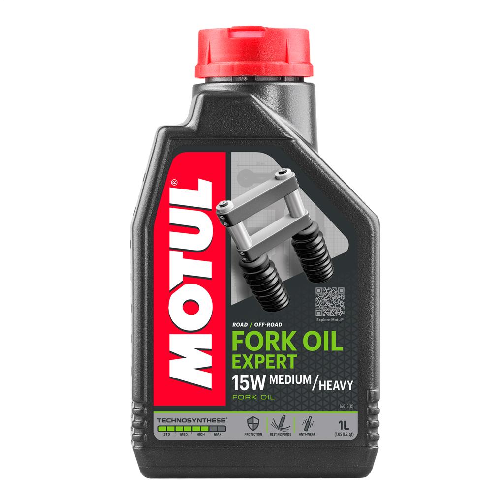 FORK OIL EXP M/H 15W 1 Litre, MOTUL 450096, 6, Motorcycle, TECHNOSYNTHESE