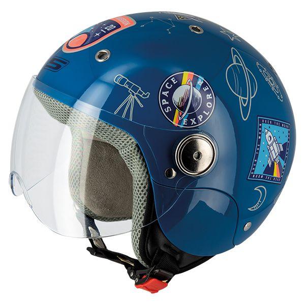 KIDS HELMET Small 47-48cm - SPUTNIK S775 Blue, S-Line JJS3G1001