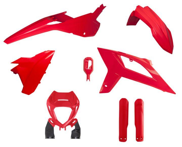 Beta RR 125 200 250 300 350 390 430 450 480 Plastic Kit / Body Set – Red – 2020–2022