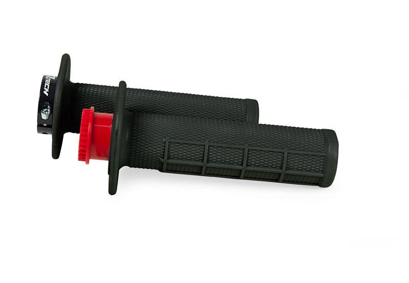 Beta Lock On Grip set half waffle Black