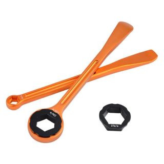 COMBO Tyre LEVER & SOCKET SET 22mm 27mm 32mm AXLES 10mm 13mm AXLE ADJUSTER AND RIM LOCK NUT