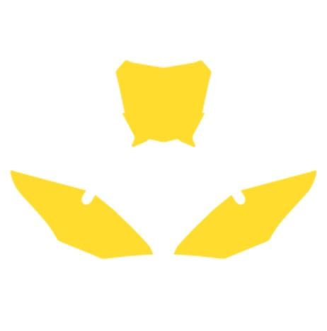 GASGAS MC 2021-2022 PRE CUT, BLACKBIRD 3910/40 YELLOW, NUMBER BOARD BACKGROUNDS