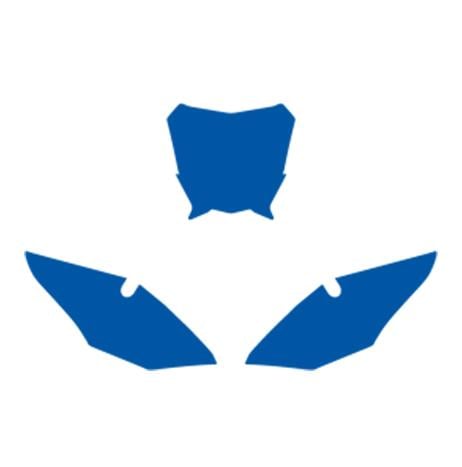 GASGAS 2-STROKE EC 2021-2022 PRE CUTS, BLACKBIRD 3911/70 BLUE, NUMBER BOARD BACKGROUNDS
