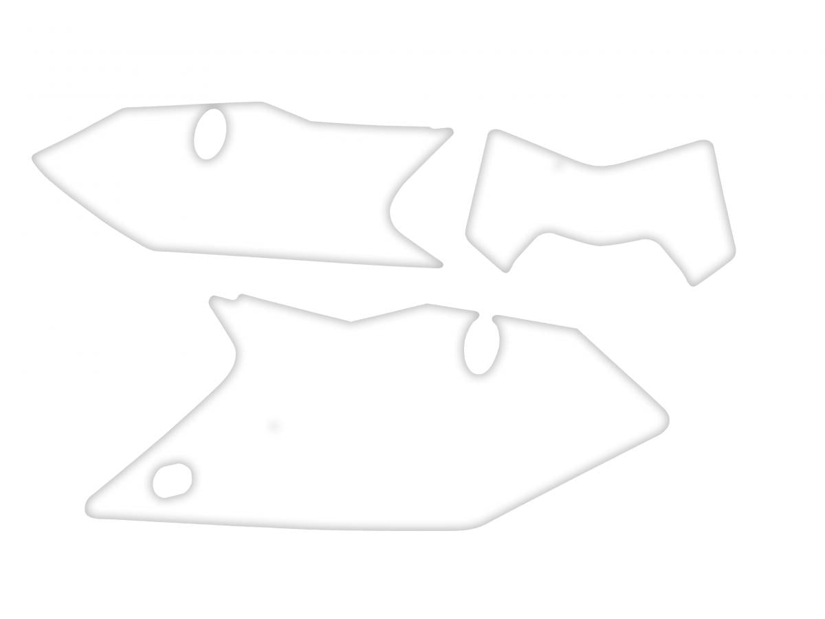 FANTIC XEF 2022 PRE CUTS, BLACKBIRD 3F04/10 WHITE, NUMBER BOARD BACKGROUNDS