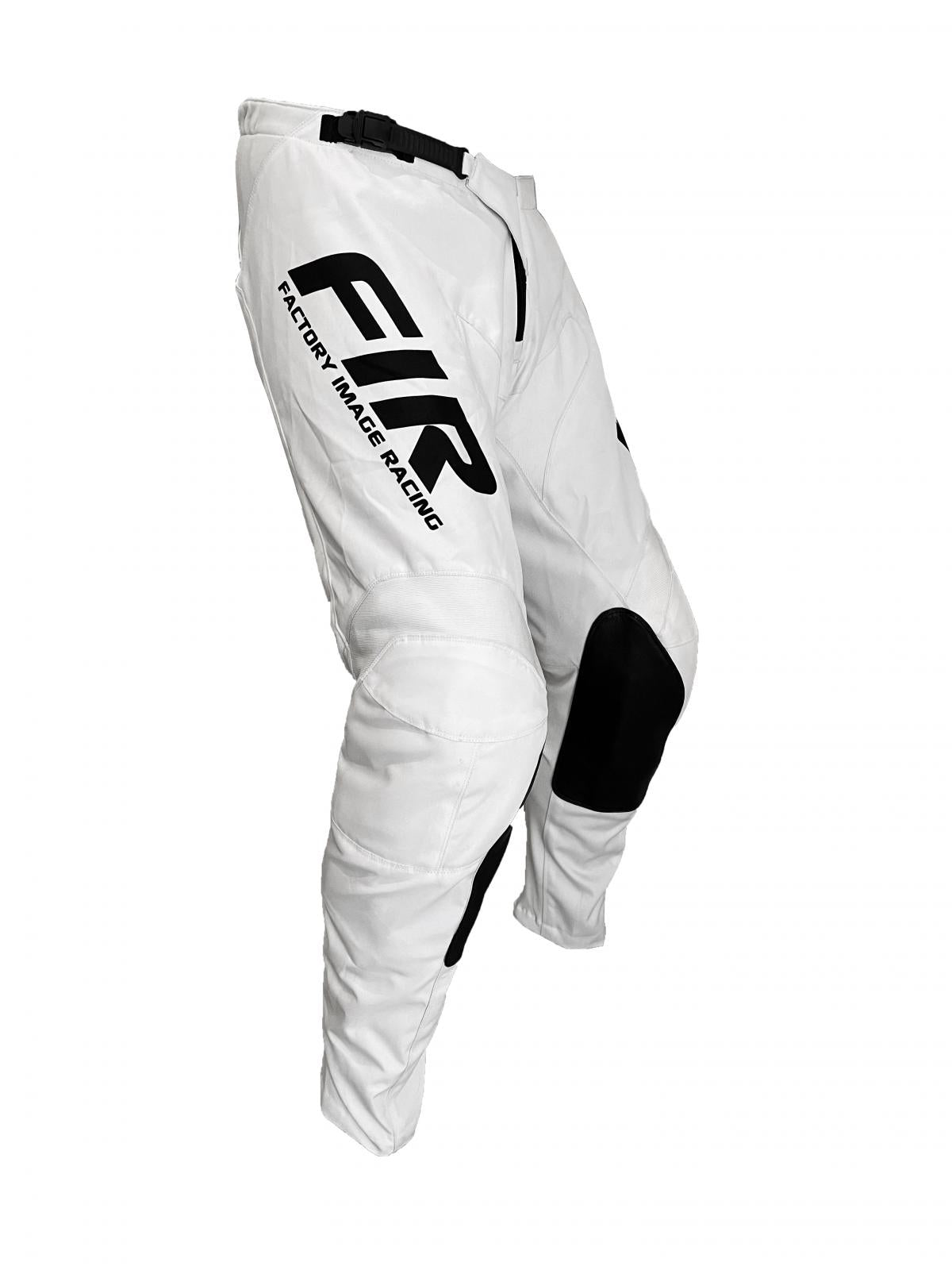 CONTOUR WHITE/BLACK PANTS 38, MX RACE WEAR, ENDURO GEAR