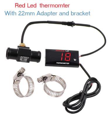 WATER TEMPERATURE GAUGE LED + 22mm HOSE CONNECTOR