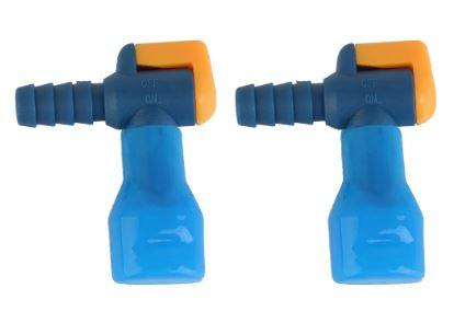 (PACK OF 2) Bite Valve Piping Nozzle Blue, Hydration Bladder Mouth Pieces, Note. This is not made by Camelbak