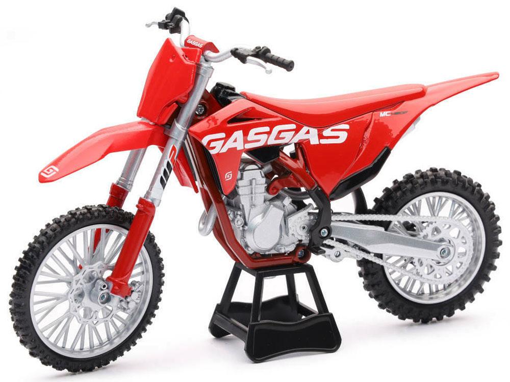 MODEL DIE CAST GAS GAS MC 450 F, RED, SCALE 1:12, NEWRAY 58293