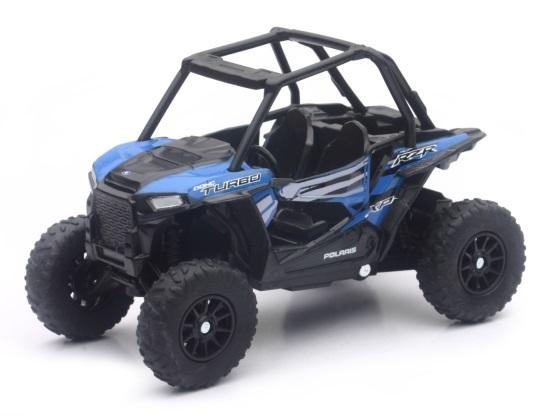 MODEL DIE CAST POLARIS RZR XP1000 EPS, BLUE AND BLACK, SCALE: 1:30, NEWRAY 07343