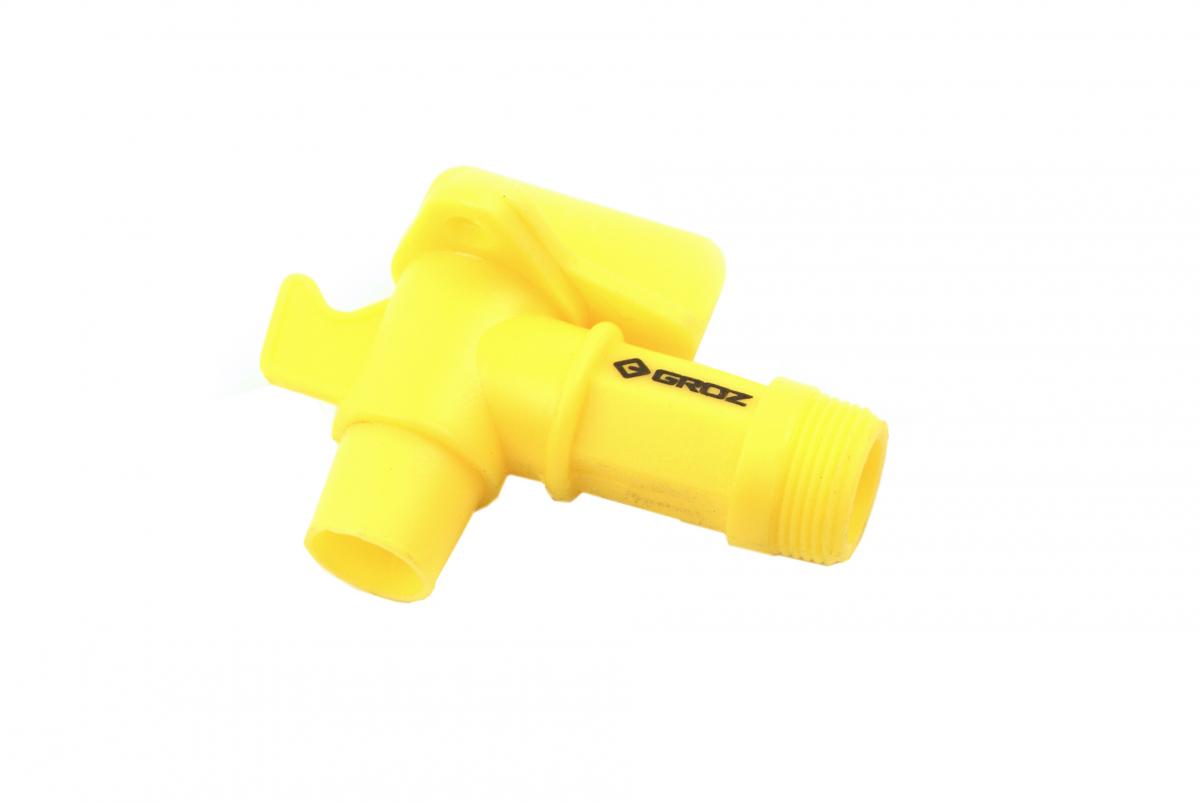 SAMOA PLASTIC SCREW ON DRUM TAP FOR 25L 2" BSP, MOTOREX 7300904 C/W ADAPTOR