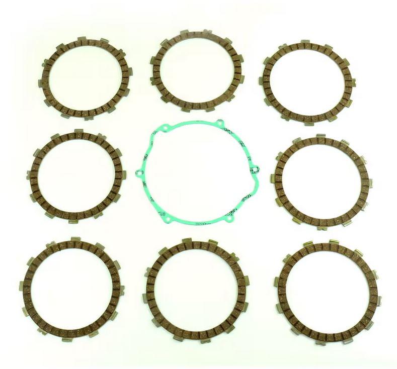 CLUTCH FRICTION PLATE SET HSQ TC610 98-99, ATHENA P40230011, WITH GASKET