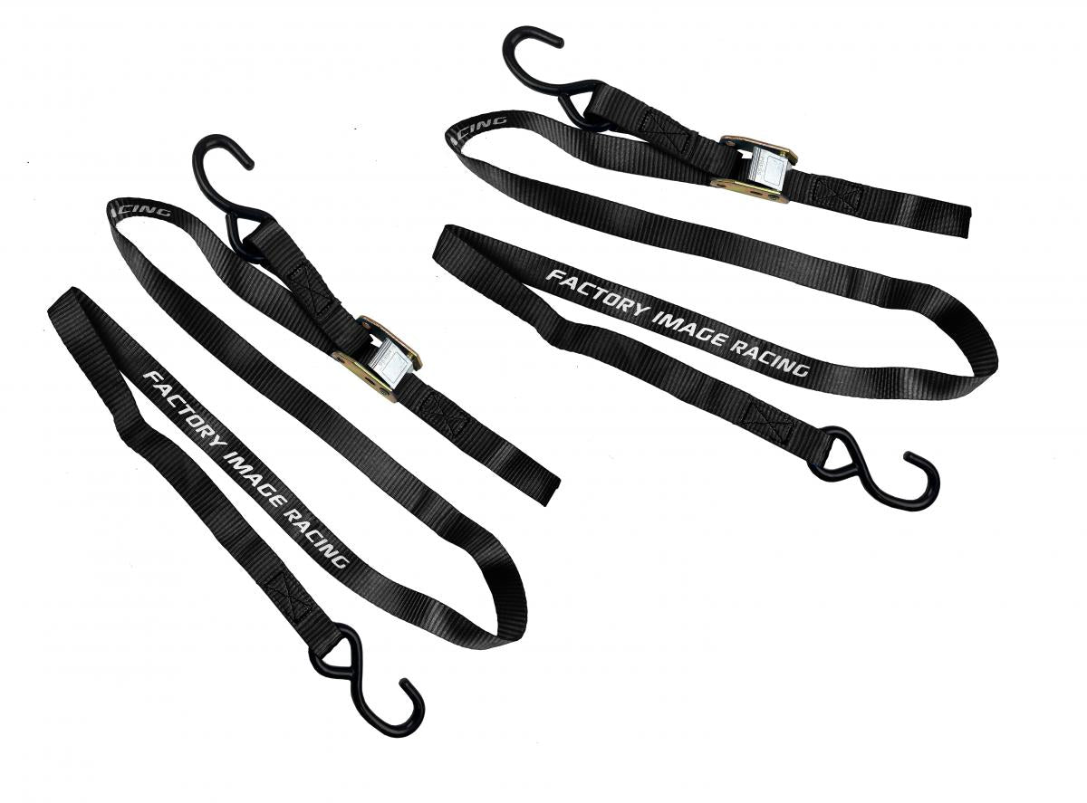 TIE DOWNS 25mm 1" BLACK, 500KG