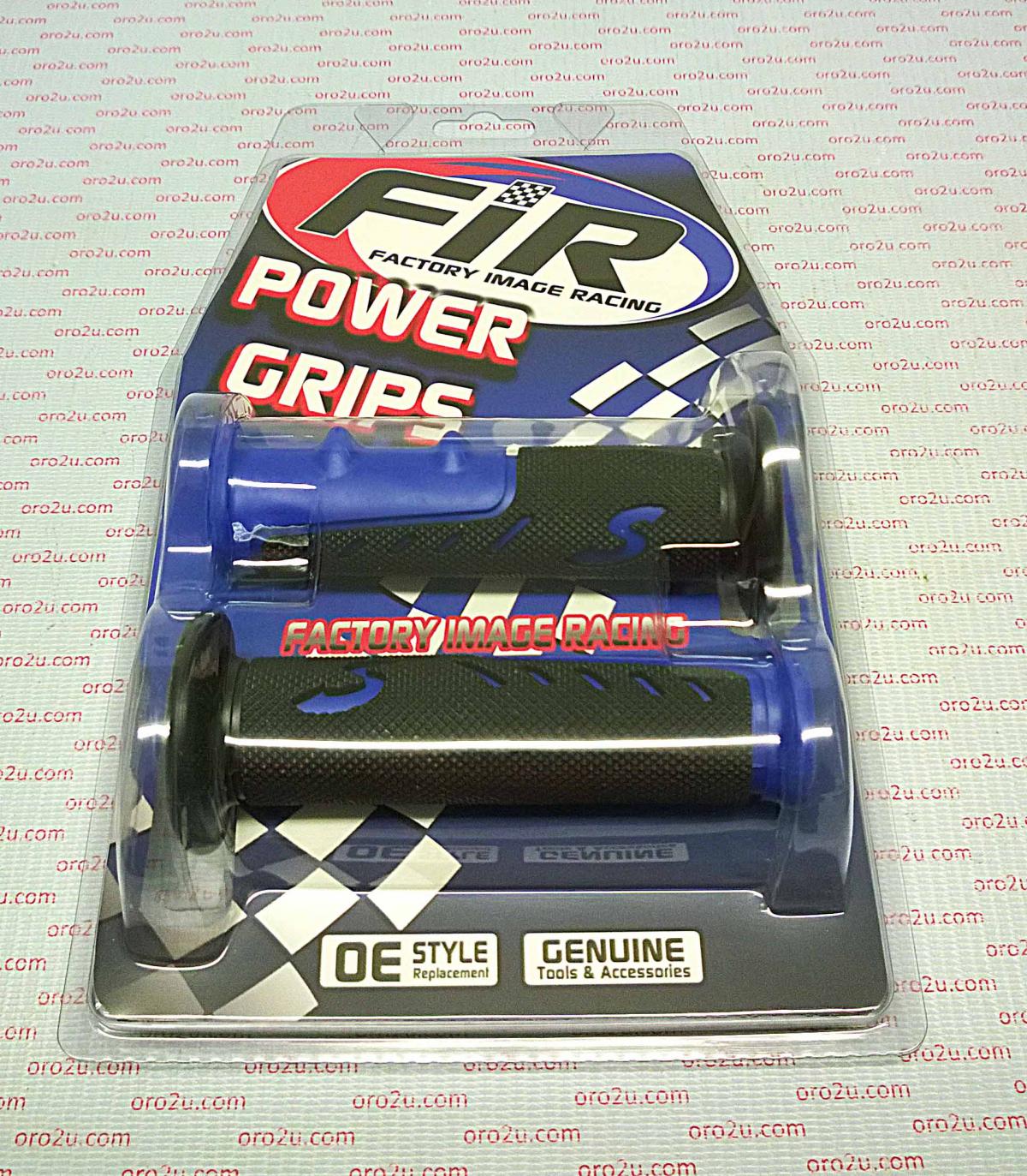 ATV GRIPS BLACK/BLUE 22.2 BARS