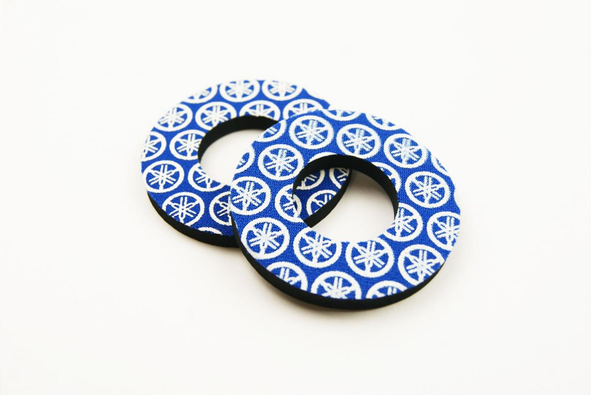 GRIP DONUTS BLUE YAMAHA, PAIR