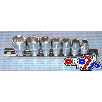 3/8 DRIVE 7 piece SOCKET SET - sockets only no driver