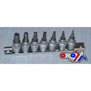 7PC HEX KEY / Allen Key 3/8 DRIVE SET