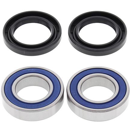 WHEEL BEARING KIT FRONT 00-22 HON CB/CBR/YAM FZ/MT/YZF-R, ALLBALLS 25-1378 ROAD