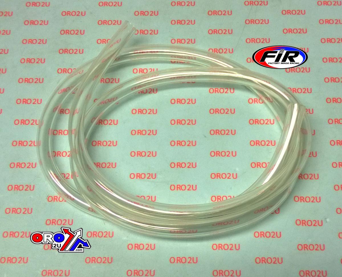 FUEL PIPE LINE 6mm CLEAR 1m LENGTH FLN004