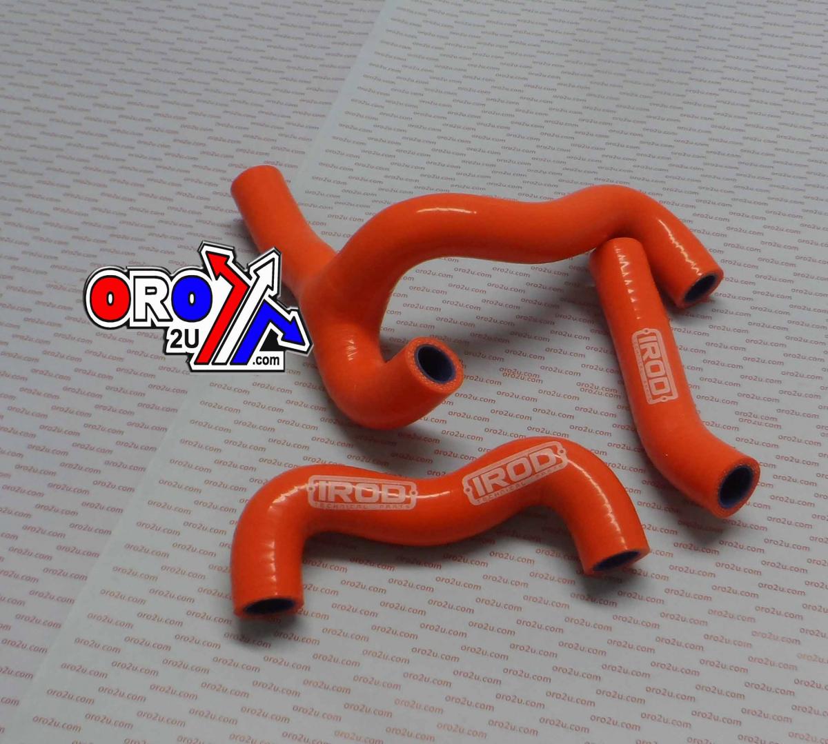 HOSE KIT KTM SX50 2013-17, SILICONE RADIATOR ORANGE, IROD 010065