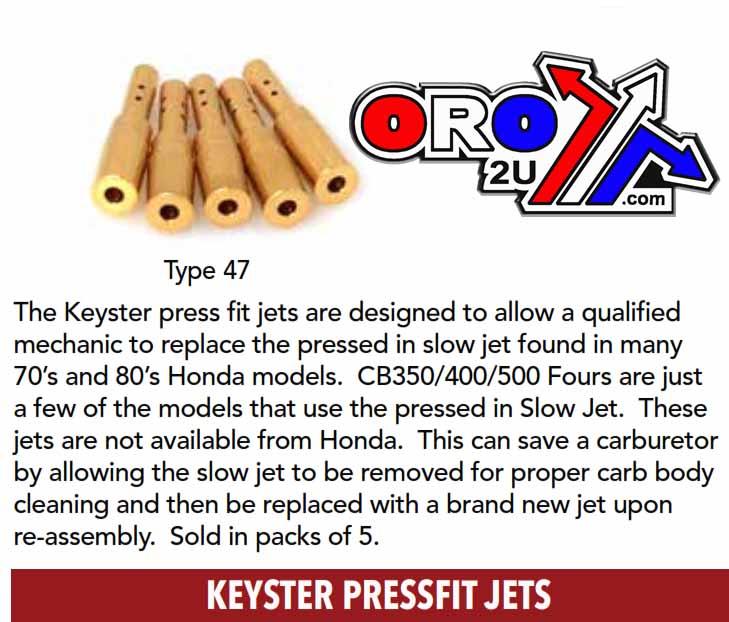 45 SLOW JET KEYSTER TYPE 47 18-5866