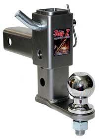 MOUNT ADJ. 6"DROP 1 HOLE, FITTED WITH A 50mm BALL, ATV UTV QUAD HITCH MOUNT