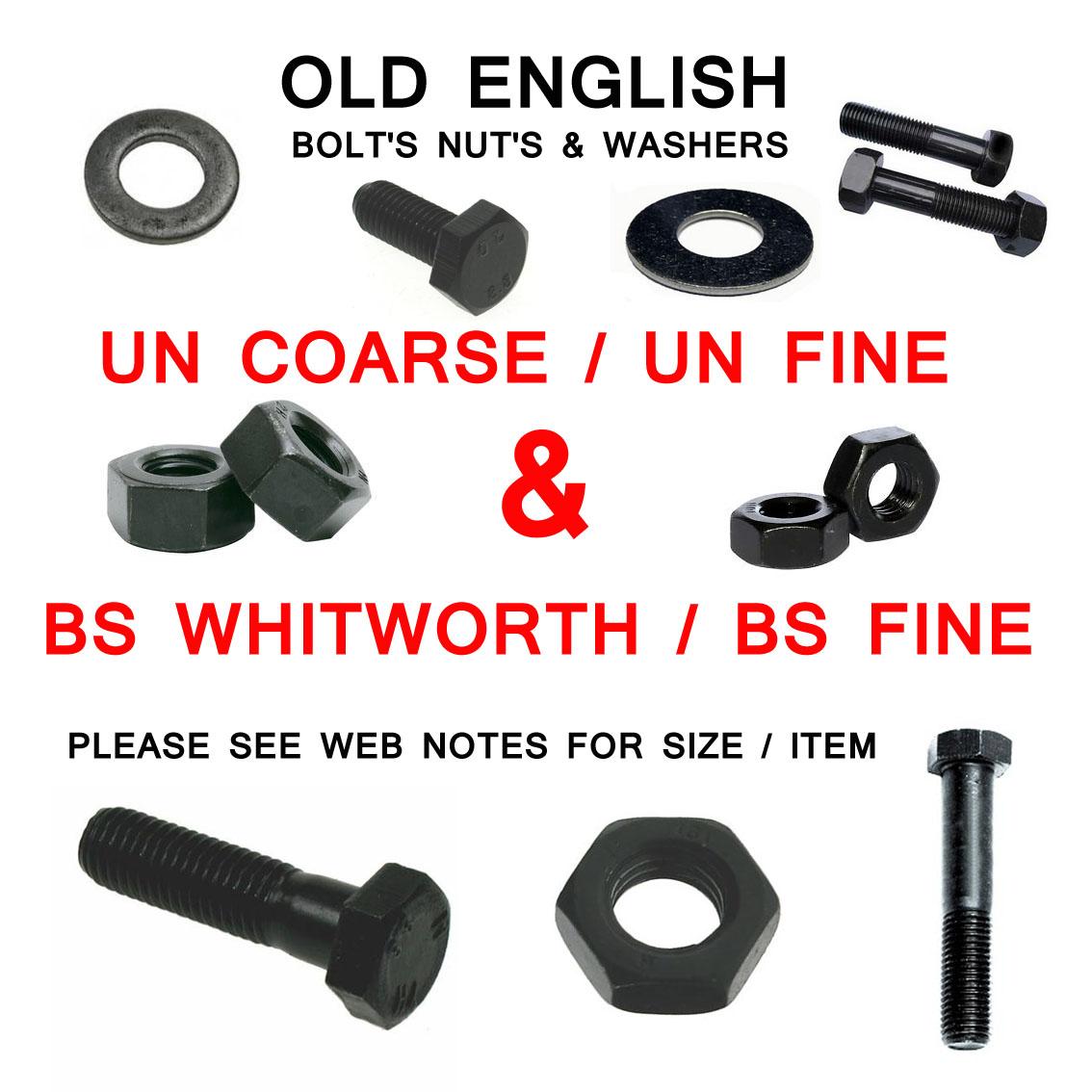 1/2x2'' UNF 20TPI BOLT S/C
