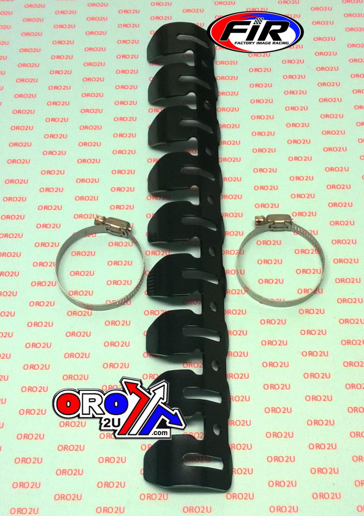 HEADER PIPE PROTECTOR 4stk., FINISH: ANODIZED BLACK, FIR BRAND 4 Stroke Exhaust Guard
