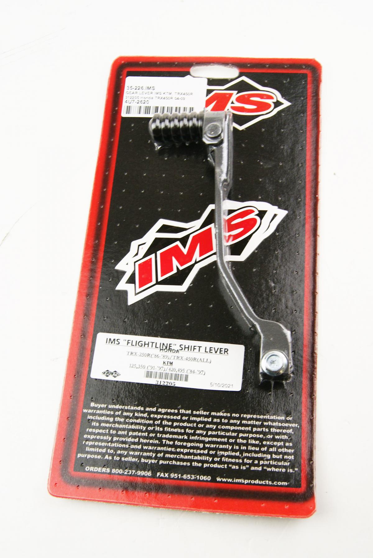 GEAR LEVER IMS KTM, TRX450R, 312205 Honda TRX450R 04-09, 24700-HP1-305, 24700-HP1-600
