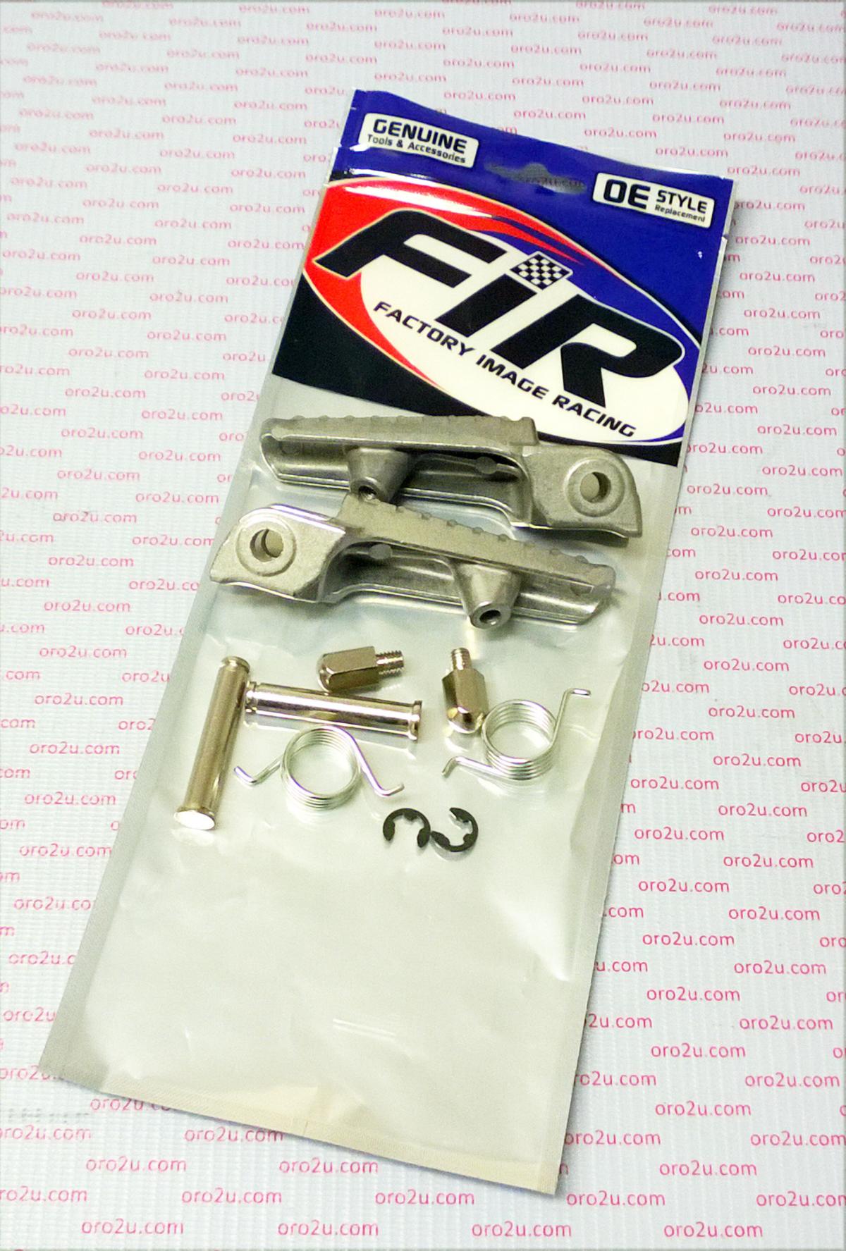 FOOT PEG SET HONDA FRONT, 50665-MFJ-305, 50660-MFJ-305