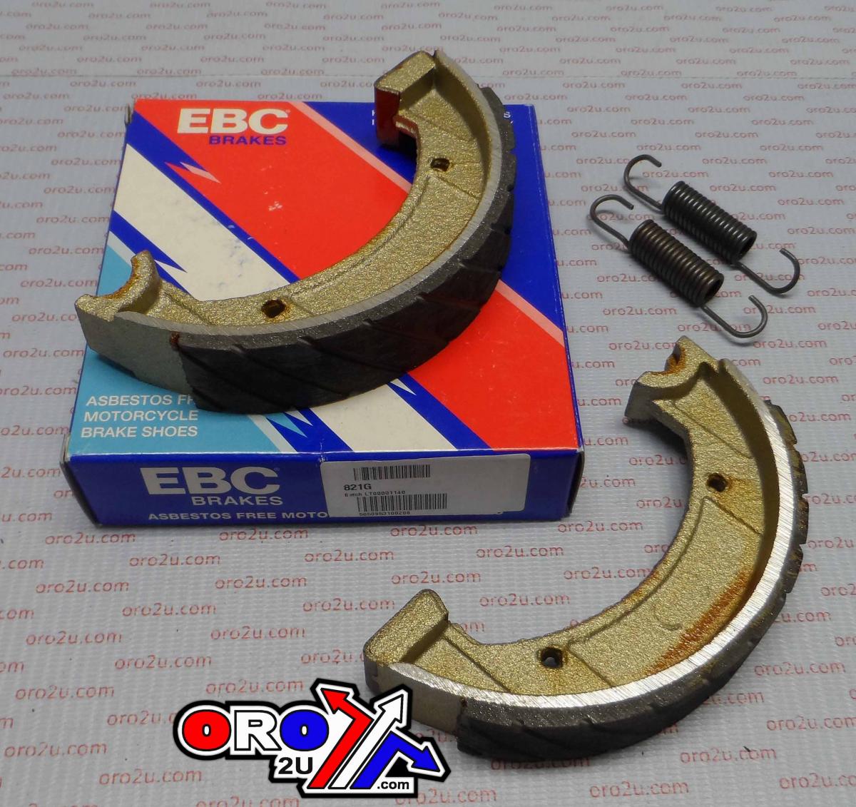 BRAKE SHOES EBC GROOVED G821, 821G
