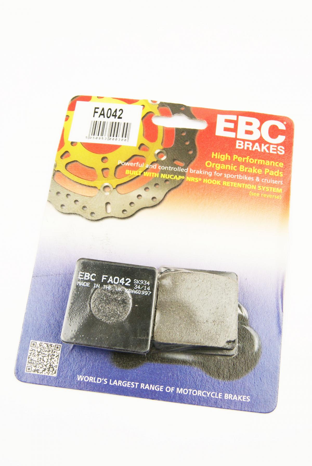 BRAKE PADS DISC VD212 FA042