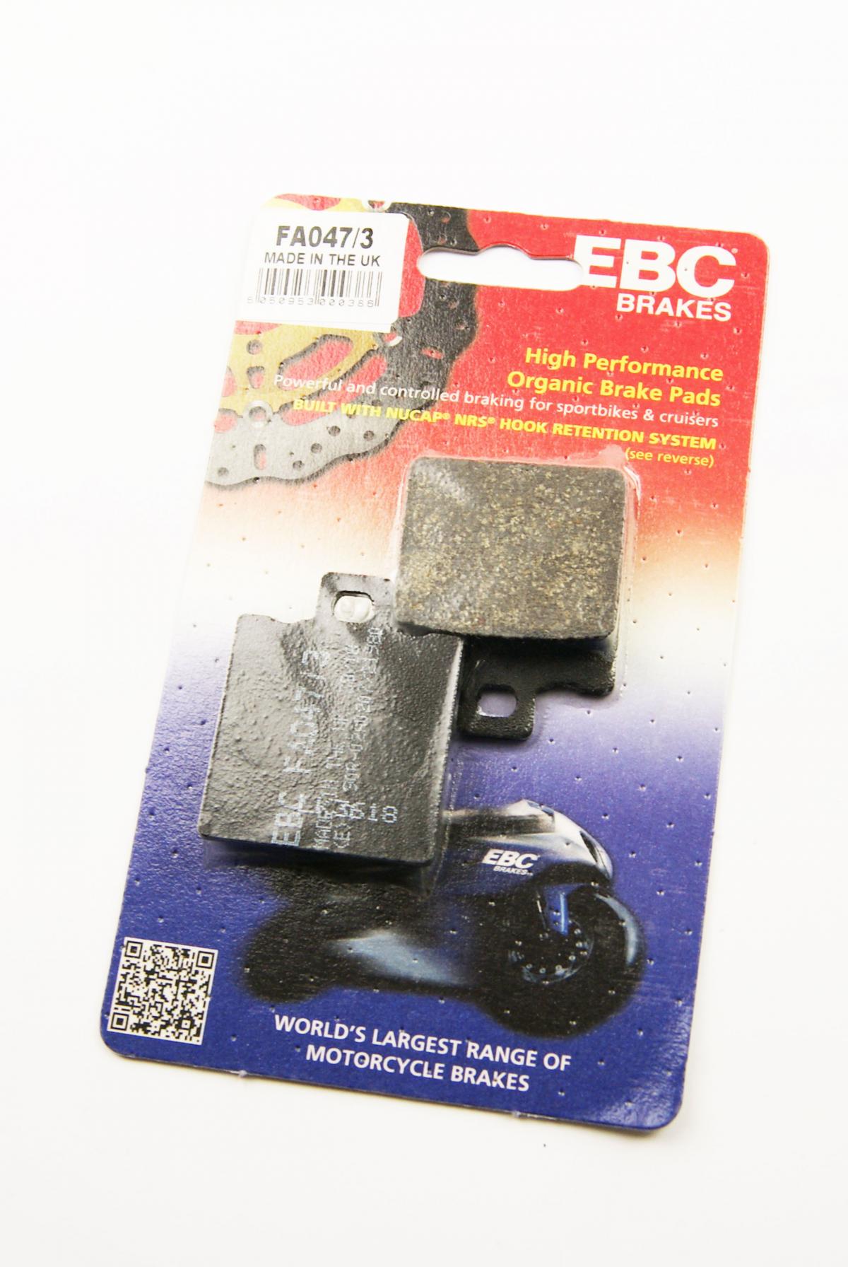 BRAKE PADS FA047/3 EBC 9.3mm