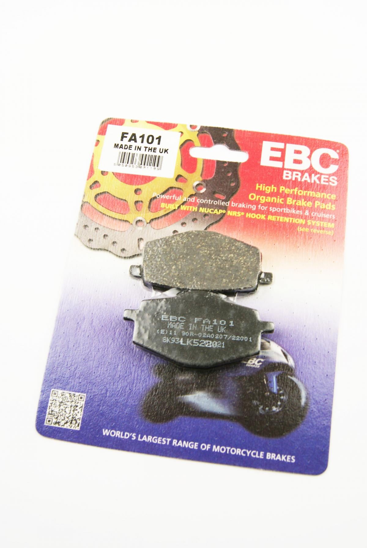BRAKE PADS SEMI FA101 EBC